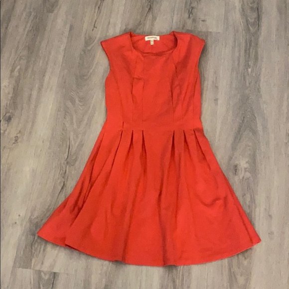 Monteau orange dress size small - Picture 2 of 10